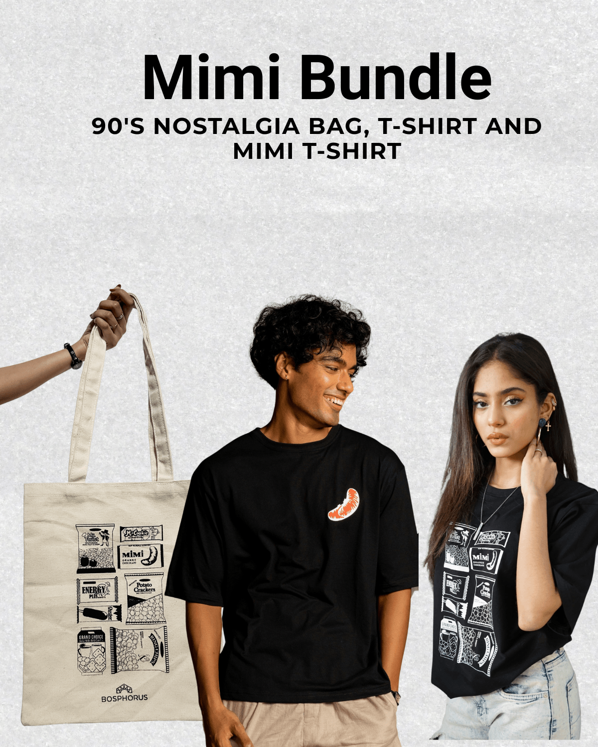 Mimi Bundle- Nostalgia Bag, T-shirt & Mimi T-shirt