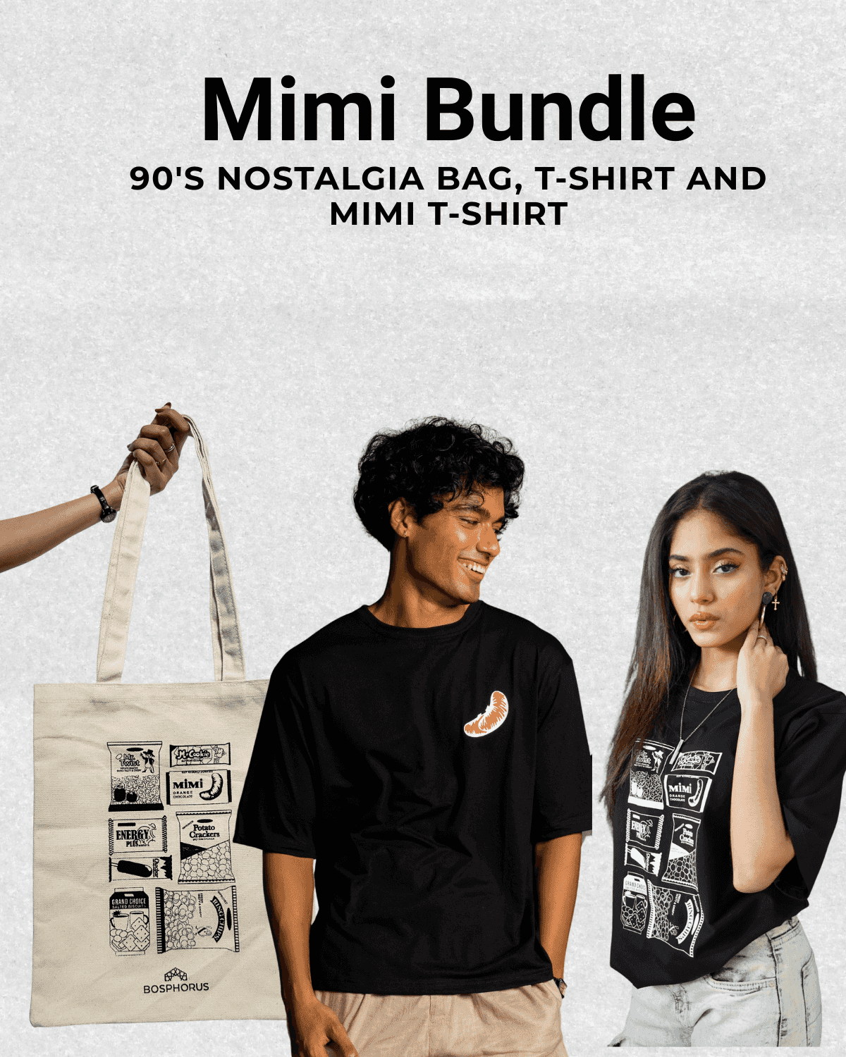 Mimi Bundle- Nostalgia Bag, T-shirt & Mimi T-shirt