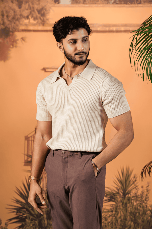 Napoli Sand Knit Polo
