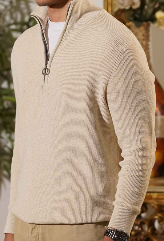 Biscotti Quarter Zip Sweater