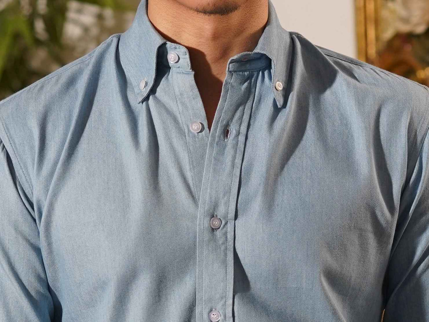 Giorgio Chambray Denim Shirt