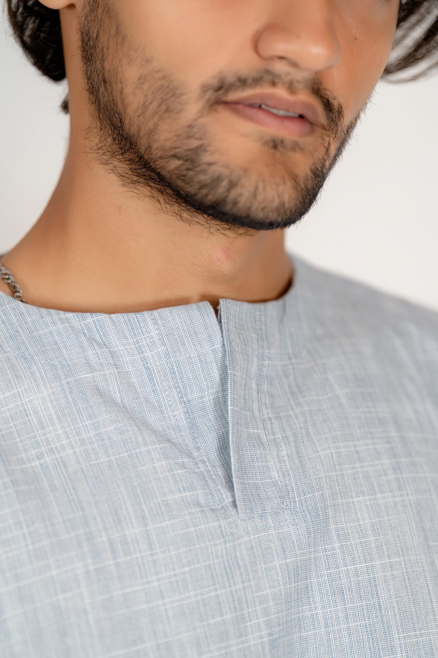 Kiyaan Khaadi Panjabi – Light Blue