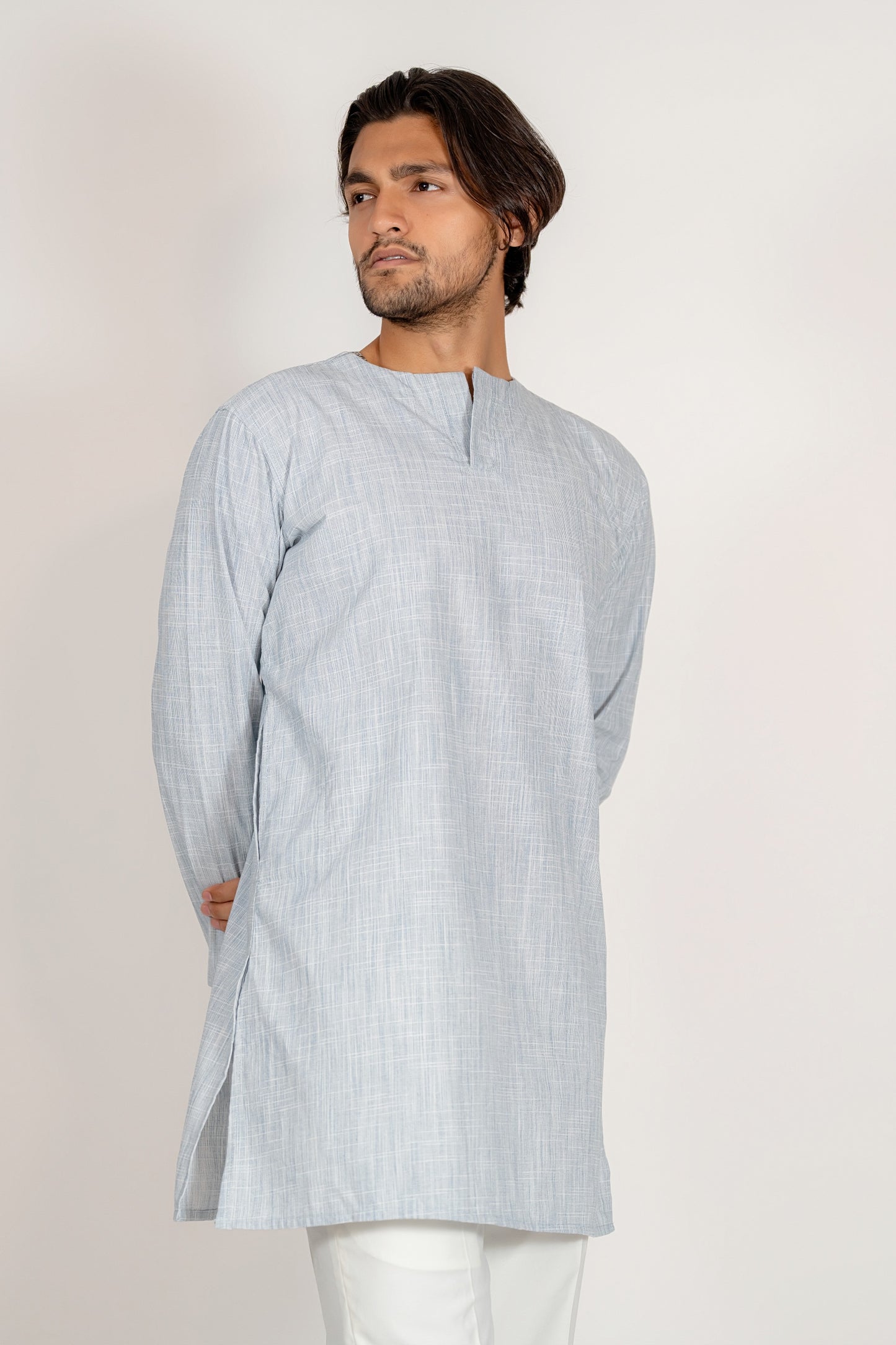 Kiyaan Khaadi Panjabi – Light Blue