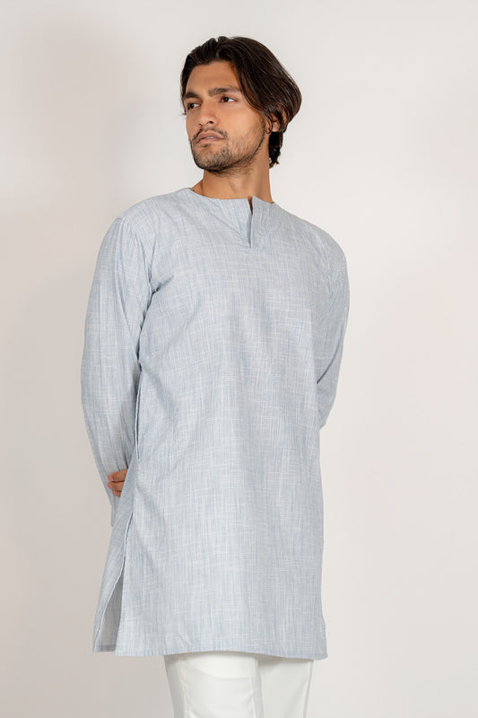Kiyaan Khaadi Panjabi – Light Blue