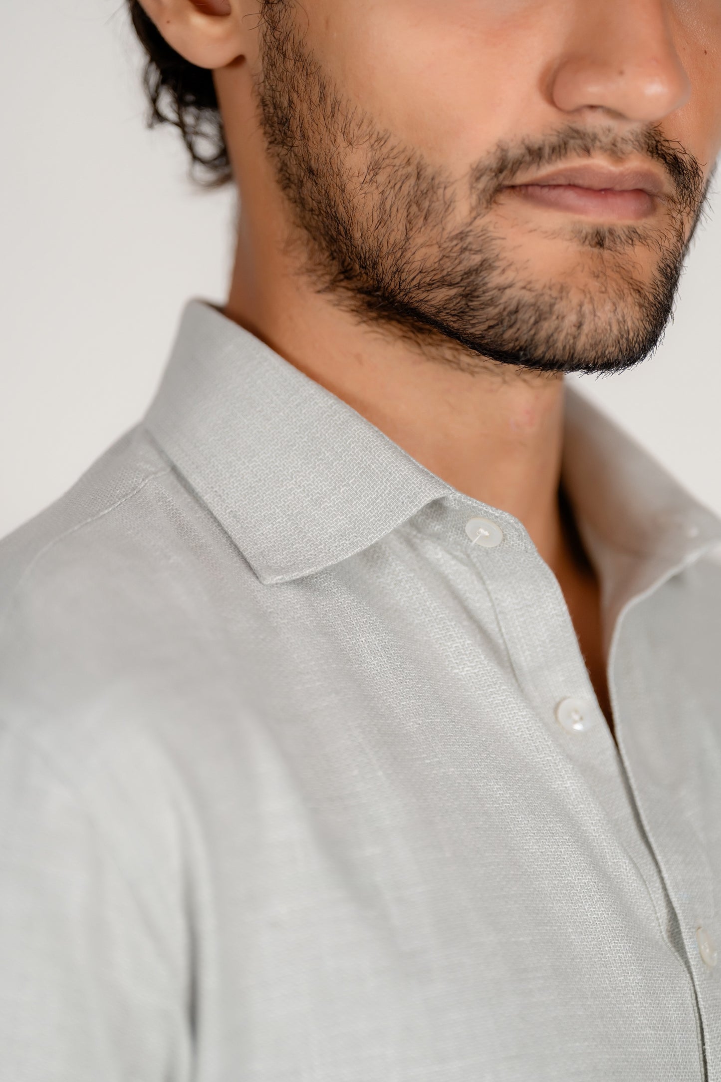 Aarib Structured Contemporary Kurta - Faded Green