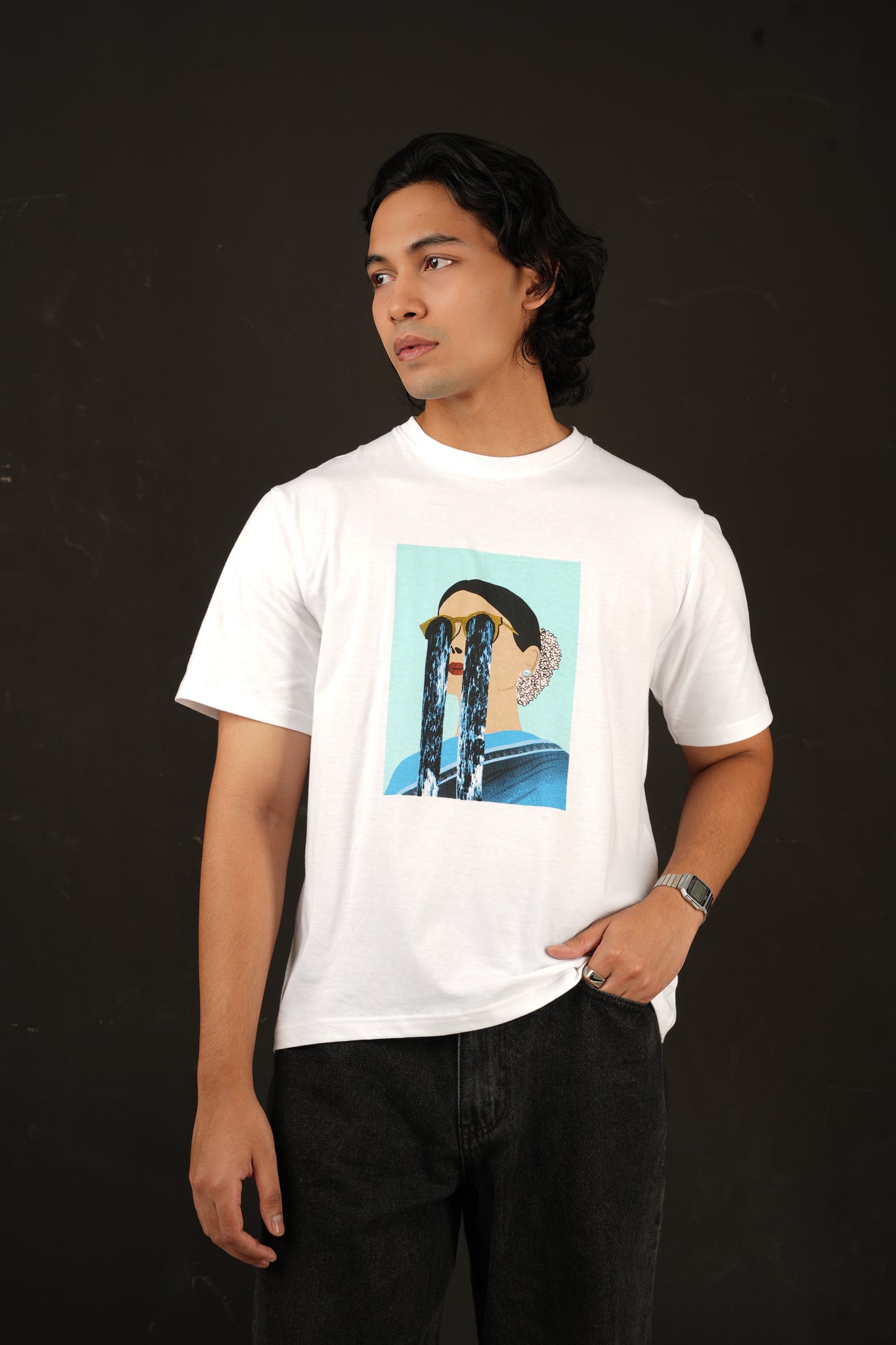 Feeling Blue Graphic T-Shirt