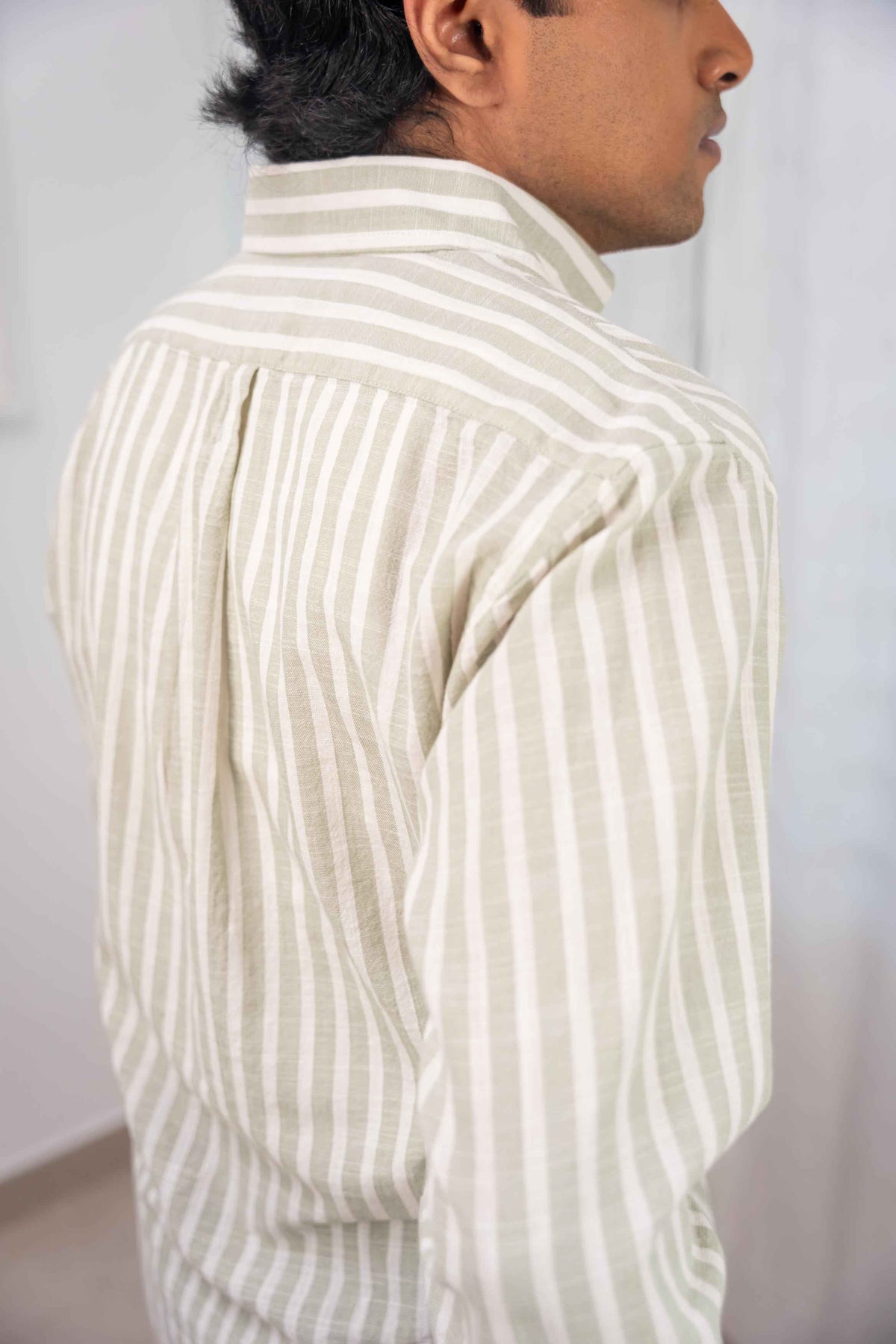 Olive Striped Shirt