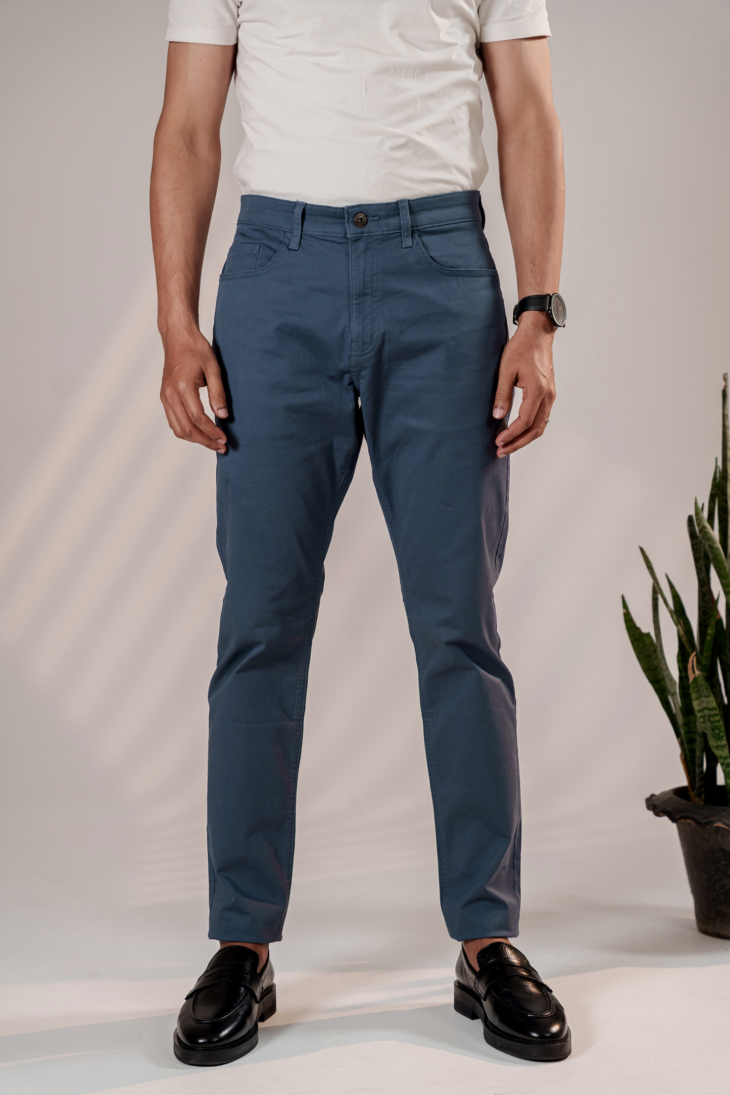 Steel Blue Essential Chinos