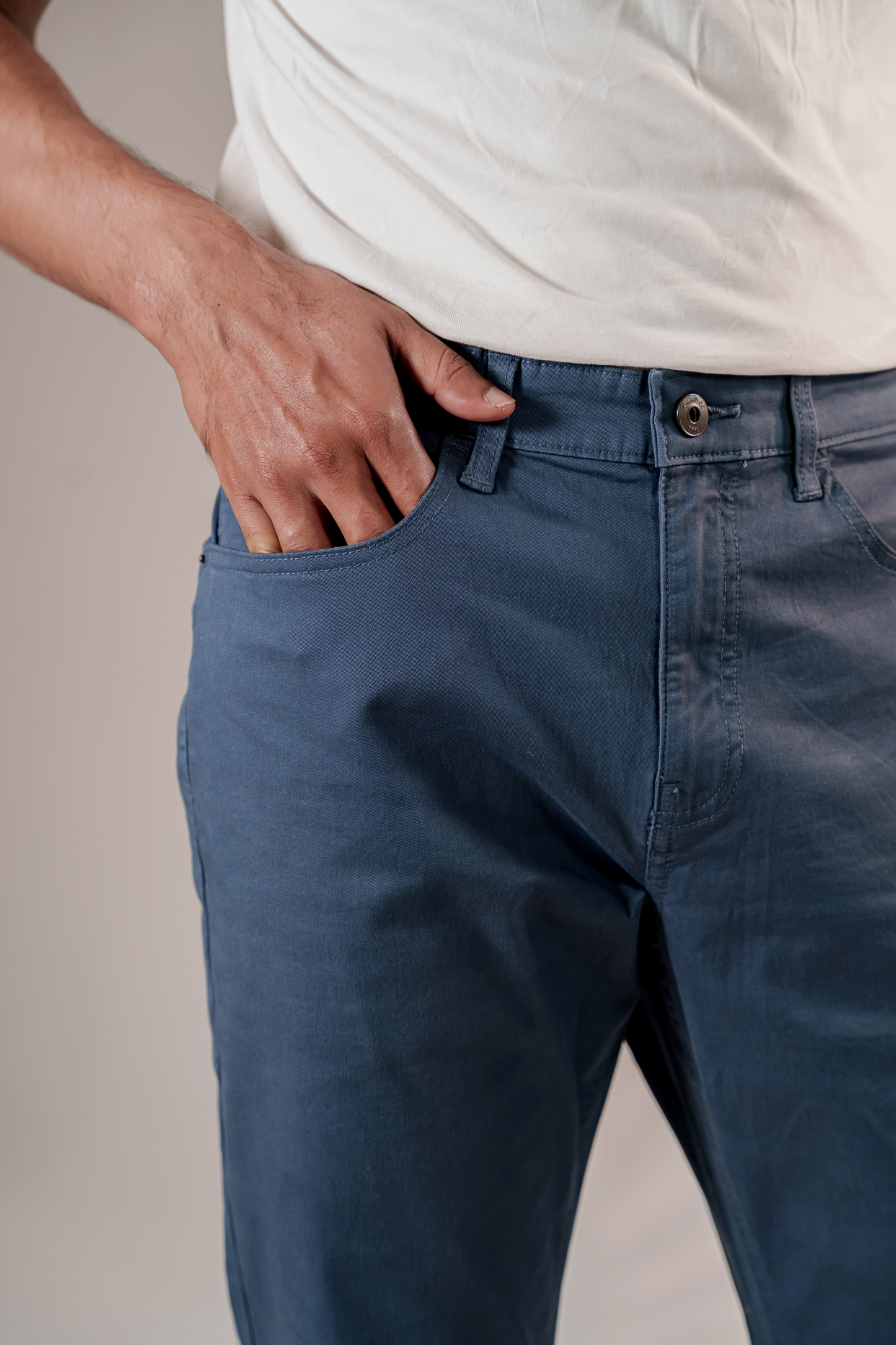 Steel Blue Essential Chinos