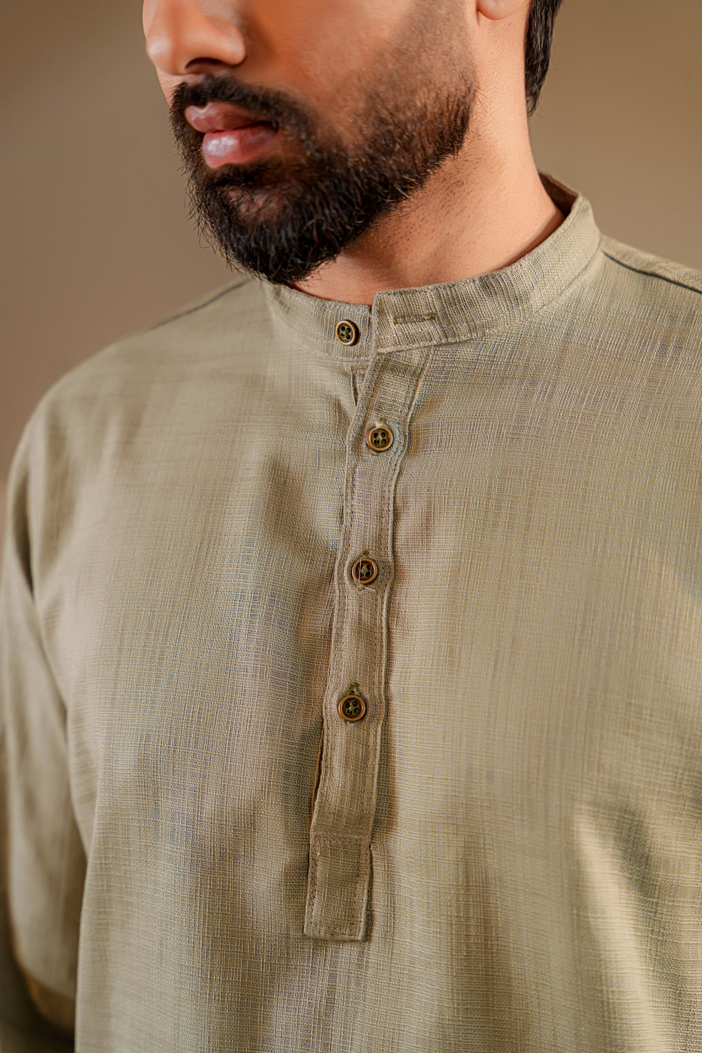 Naeel Short Kurta in Sage Green