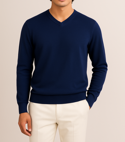 Enzo V-Neck Sweater