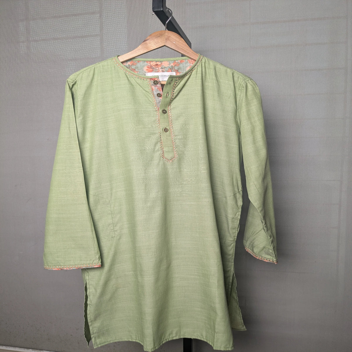 Aarish Embroidered Kurta - Seafoam Green