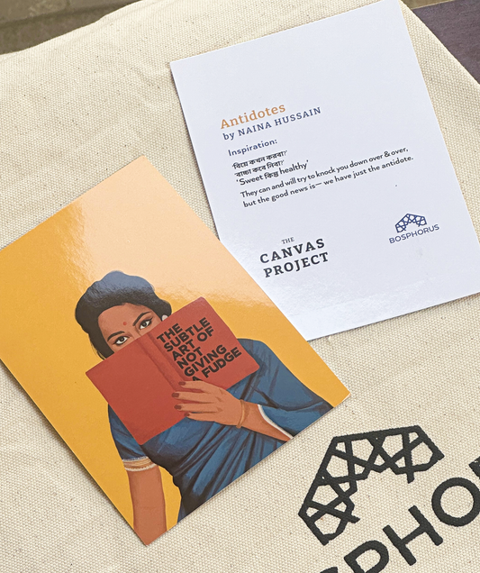 Antidotes Print Medium Tote Bag