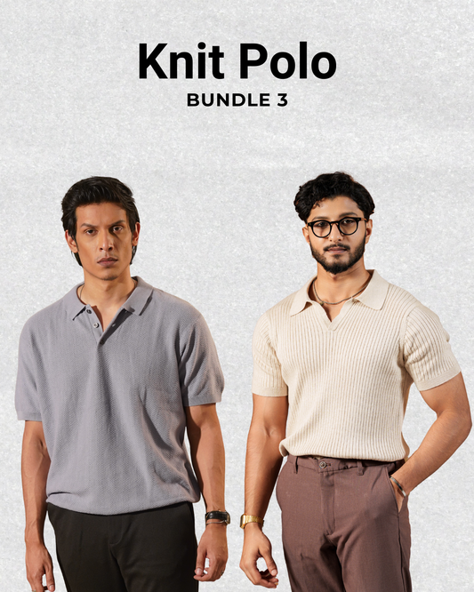 Knit Polo Bundle 3