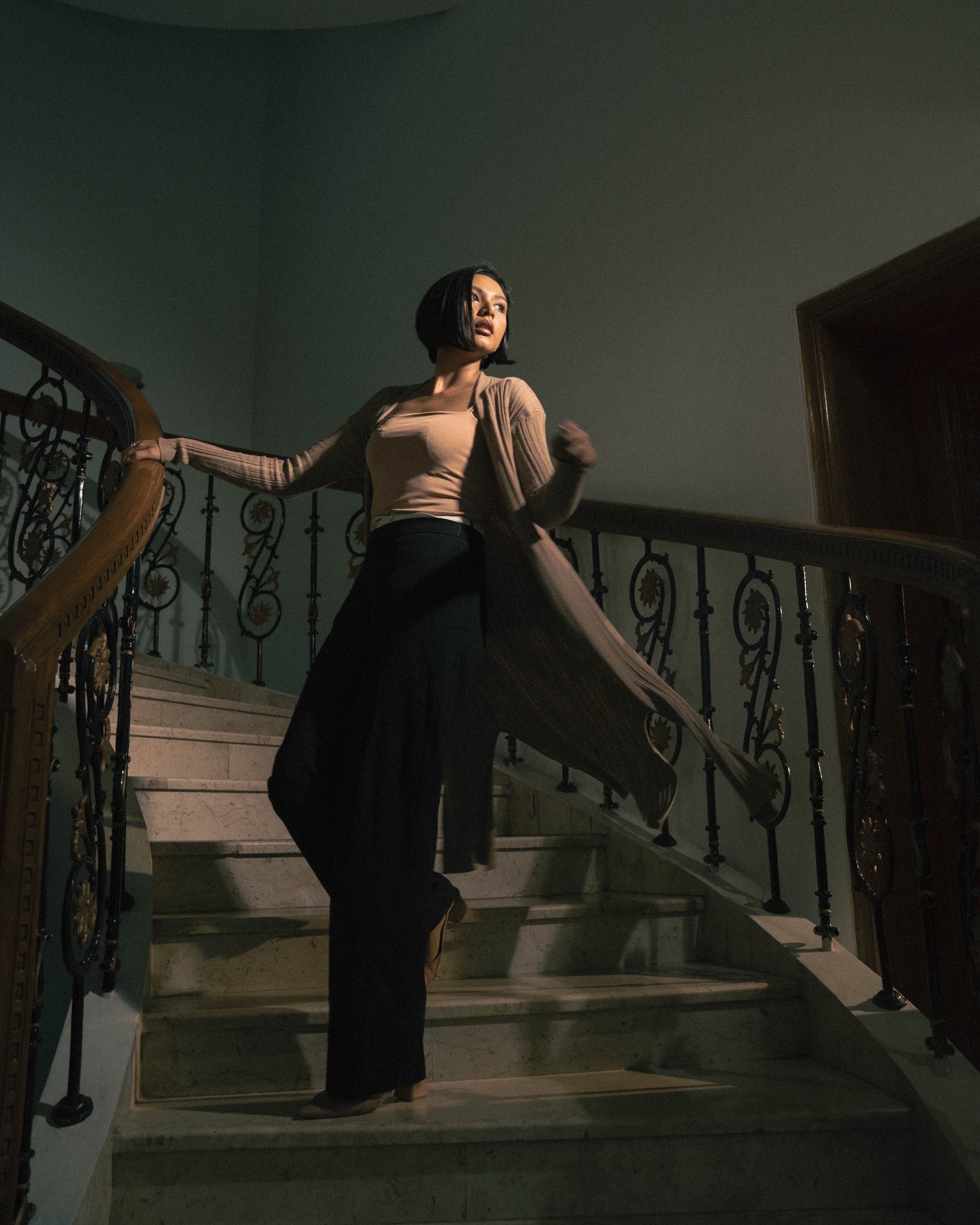 Mocha Longline Cardigan