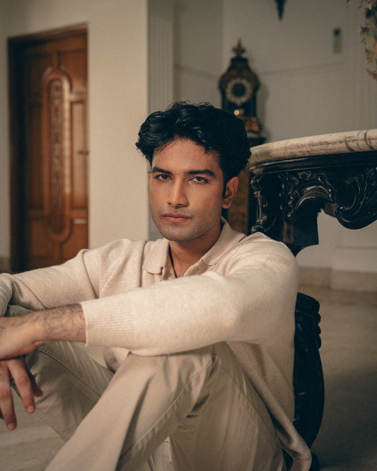 Jacob Textured Sand Polo