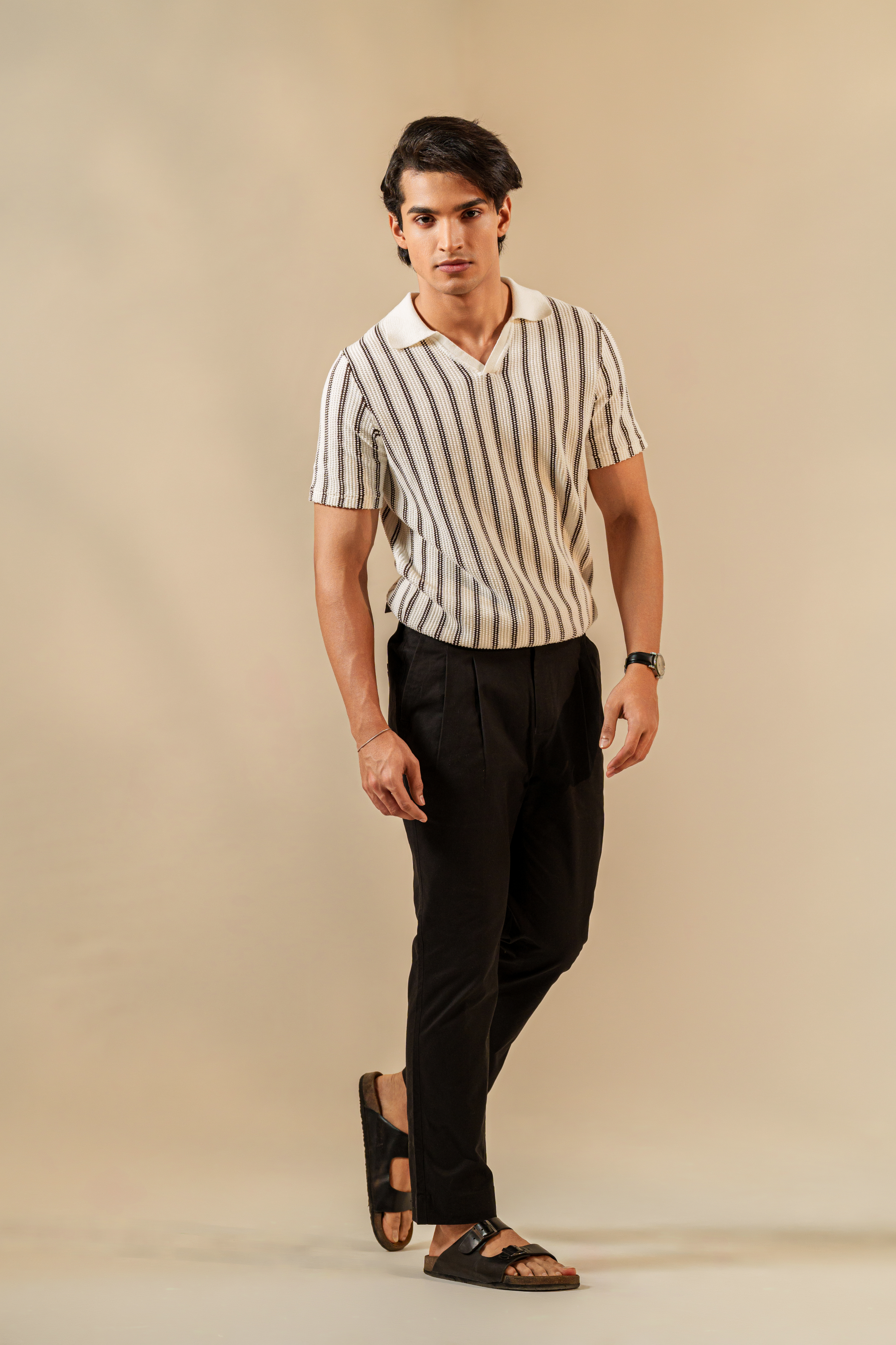 Roma Striped Polo
