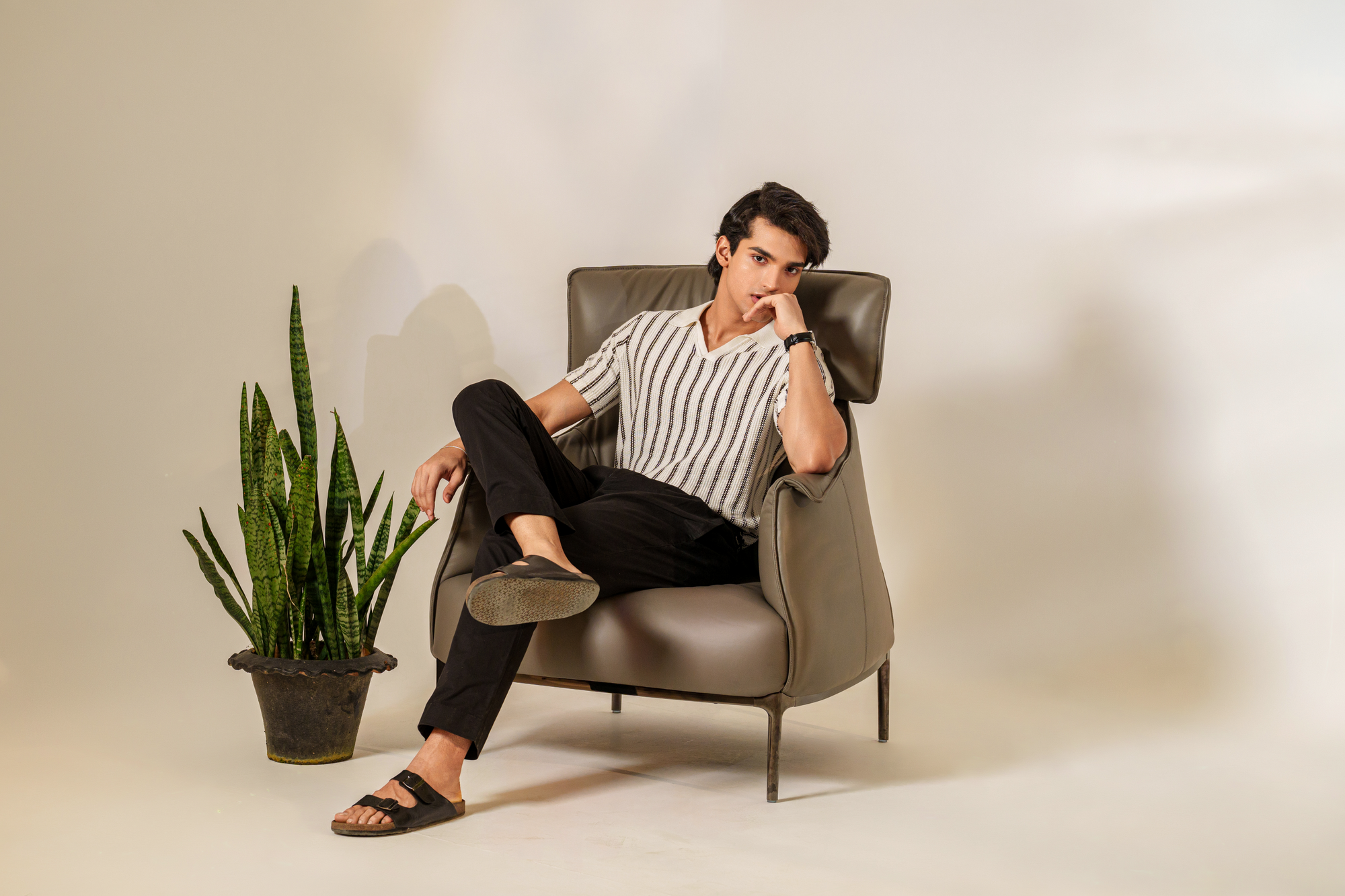 Roma Striped Polo