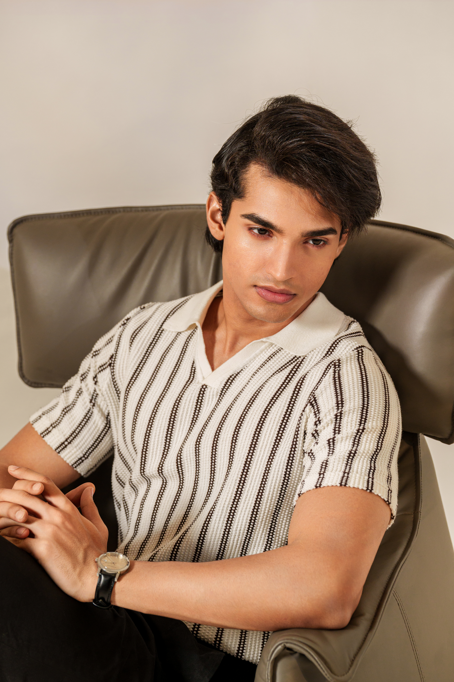Roma Striped Polo