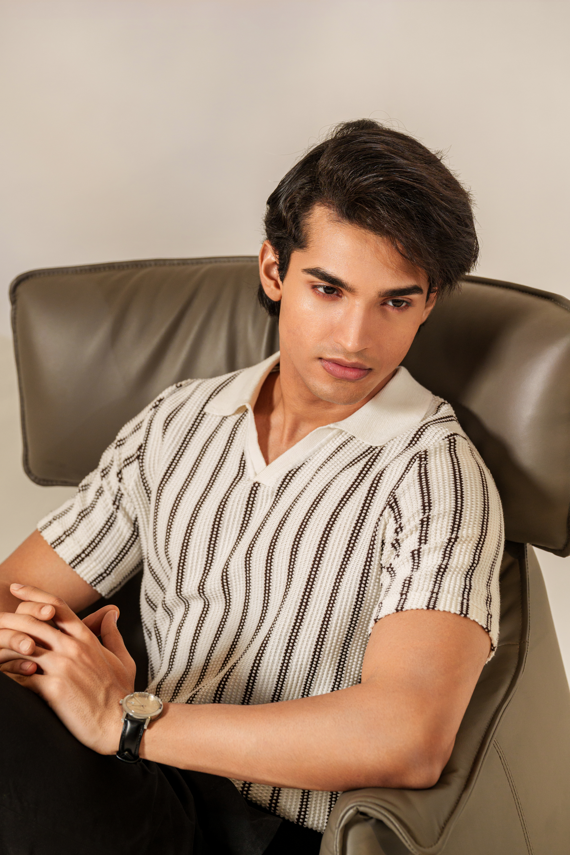 Roma Striped Polo