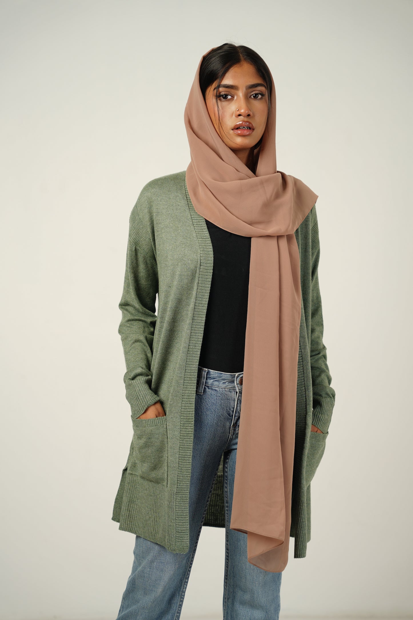 Seaweed Long Cardigan