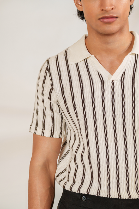Roma Striped Polo