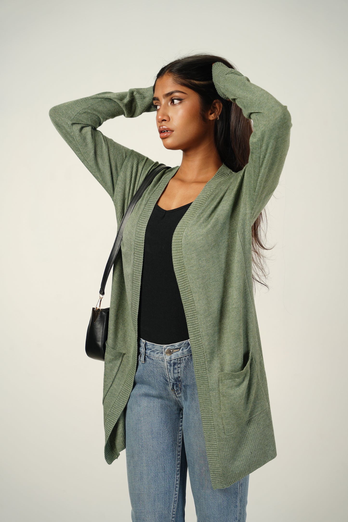 Seaweed Long Cardigan