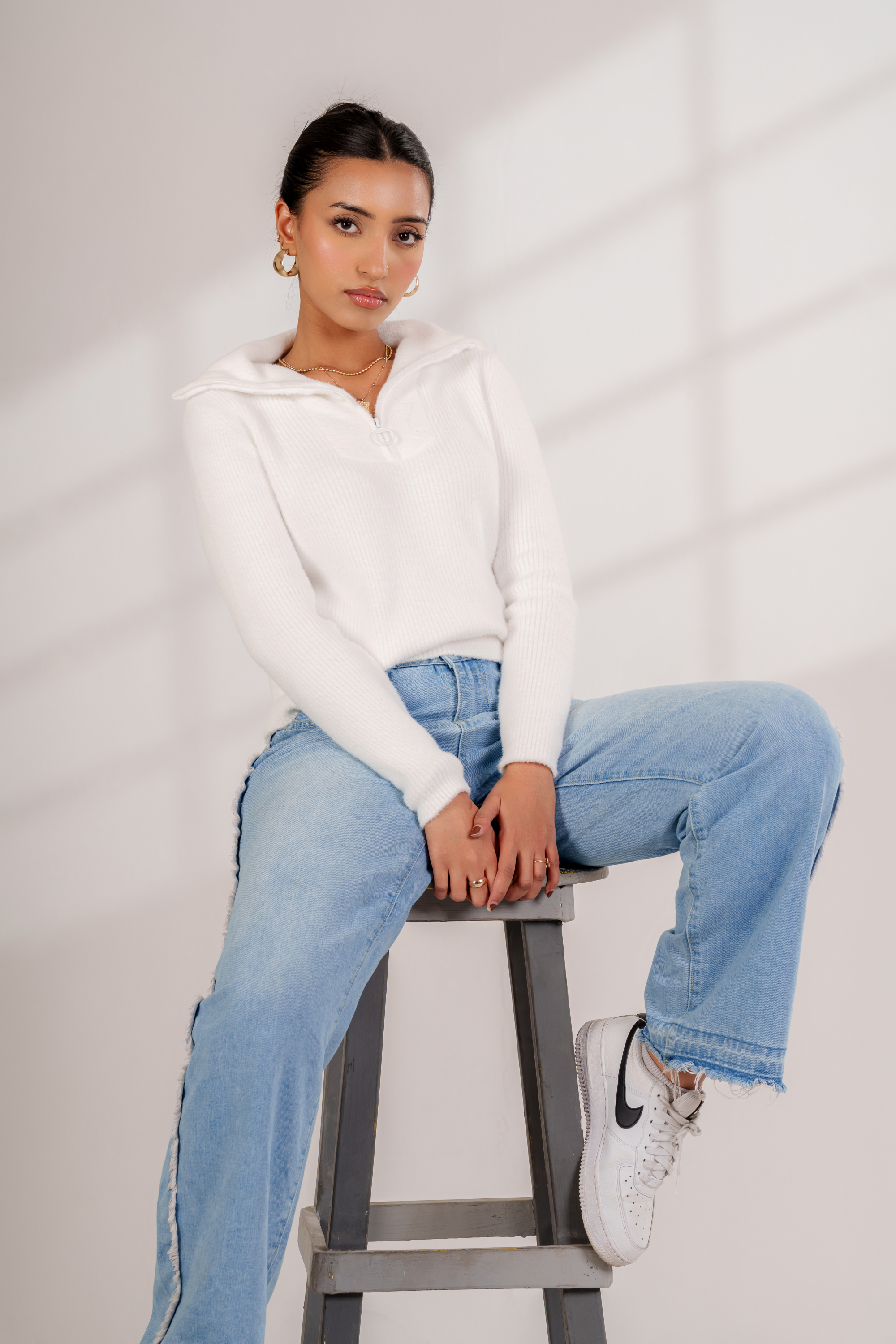 Frost Zip Collar Jumper