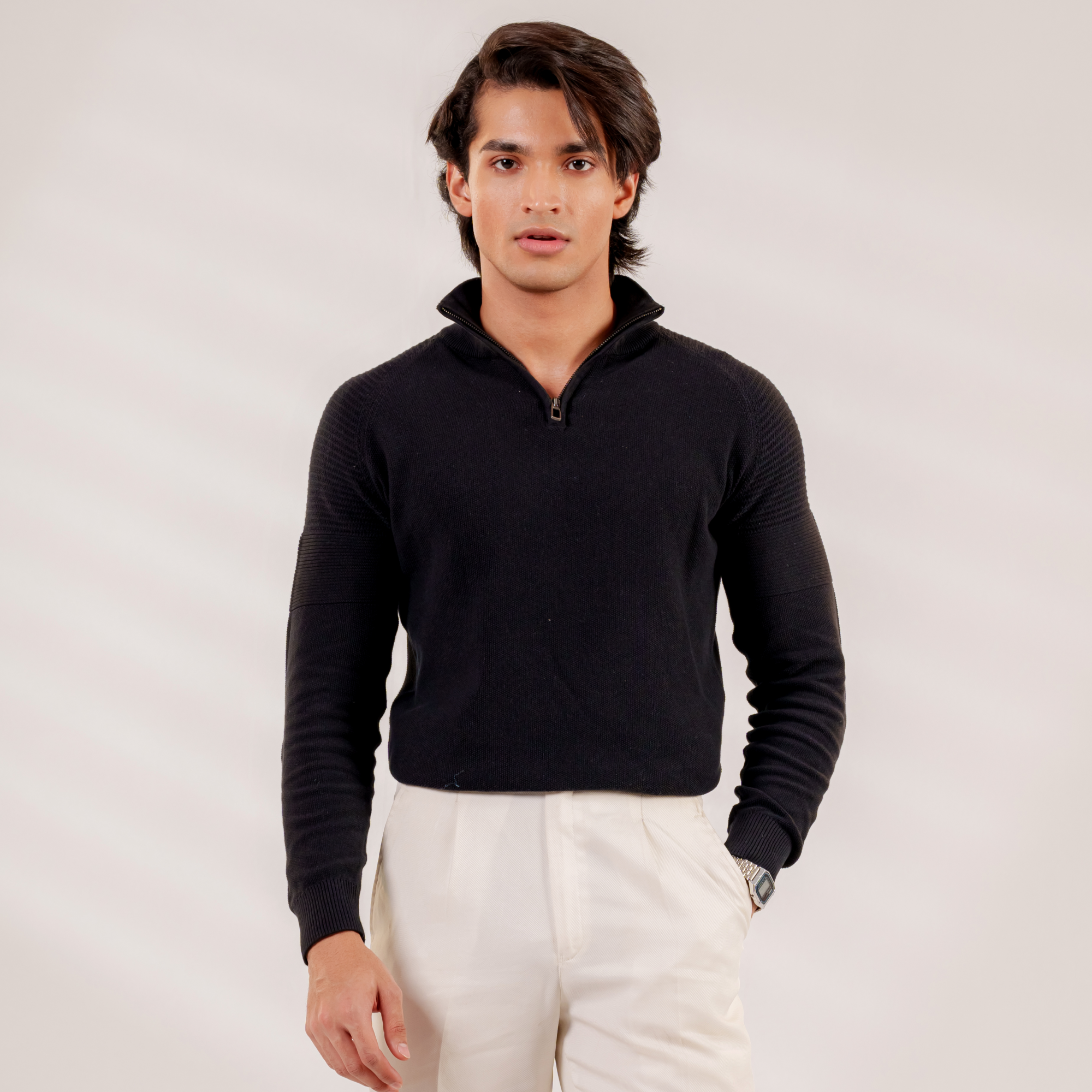 Quarter-Zip Sweater