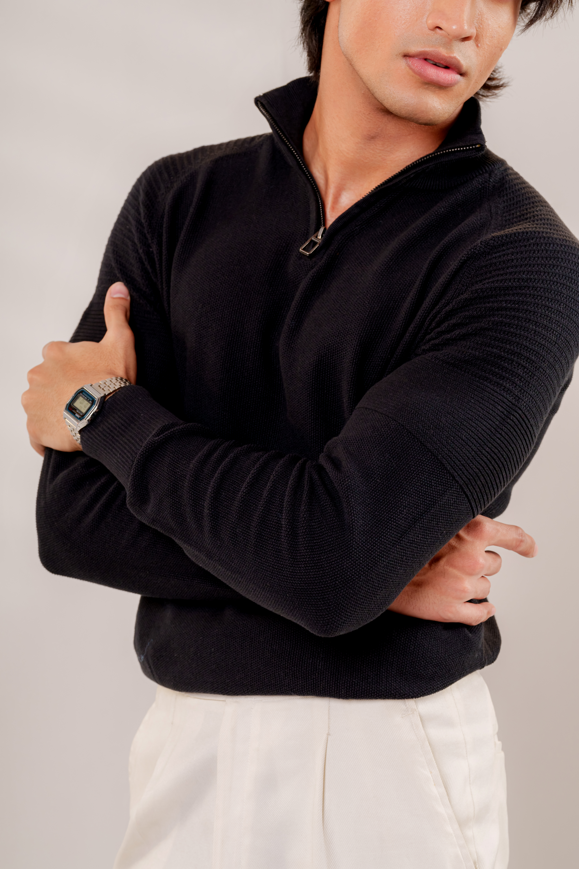 Quarter-Zip Sweater