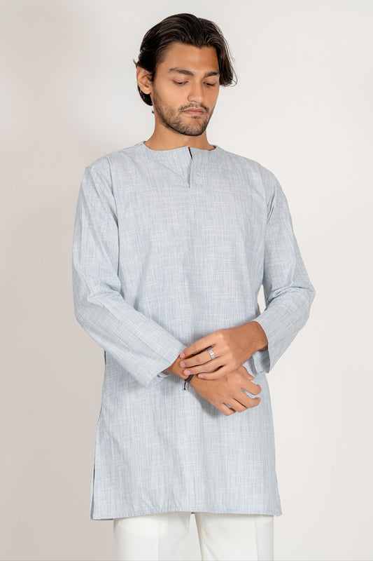 Kiyaan Khaadi Panjabi – Light Blue