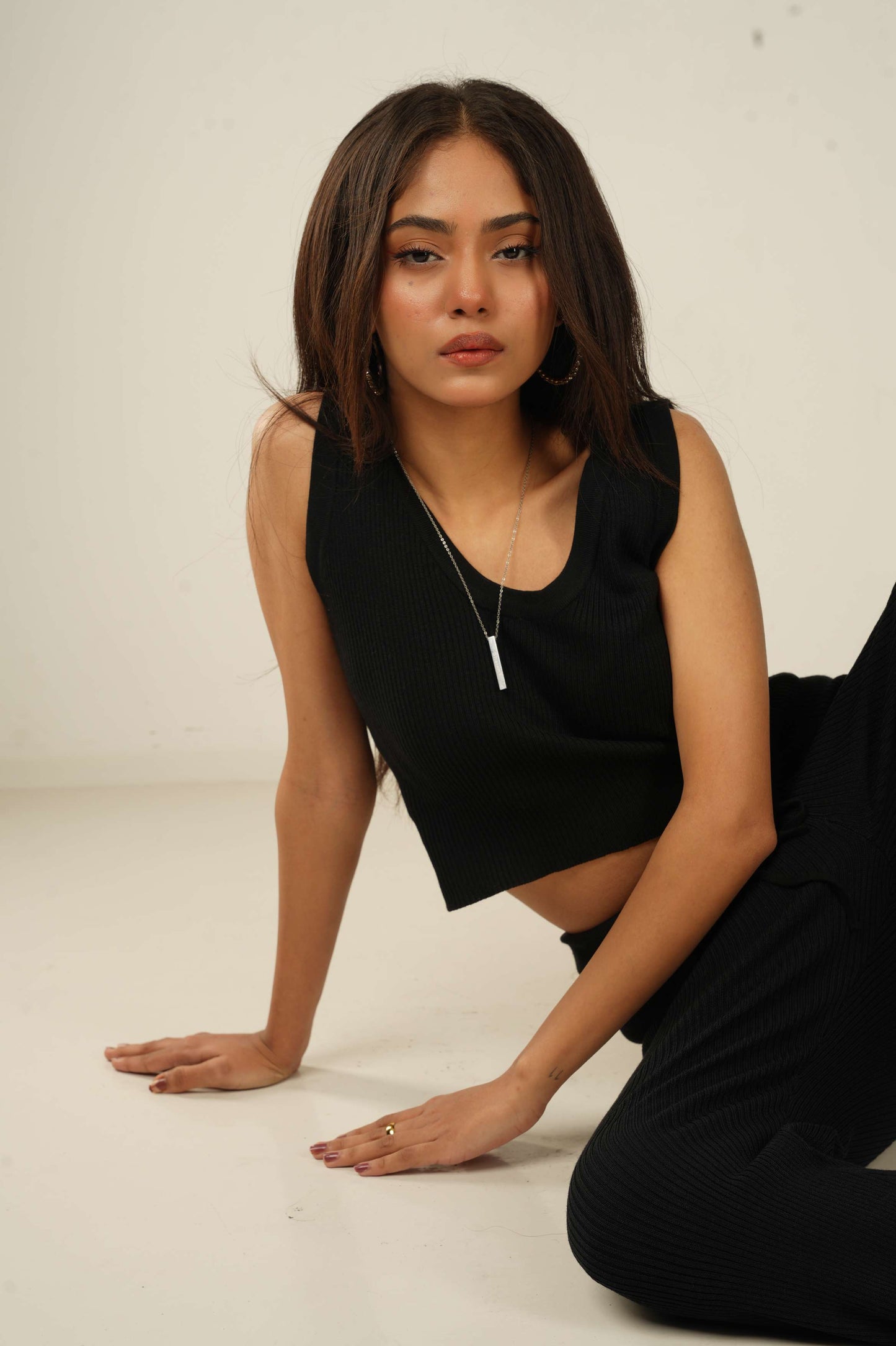 Jet Black 2-Piece Co-ord Set