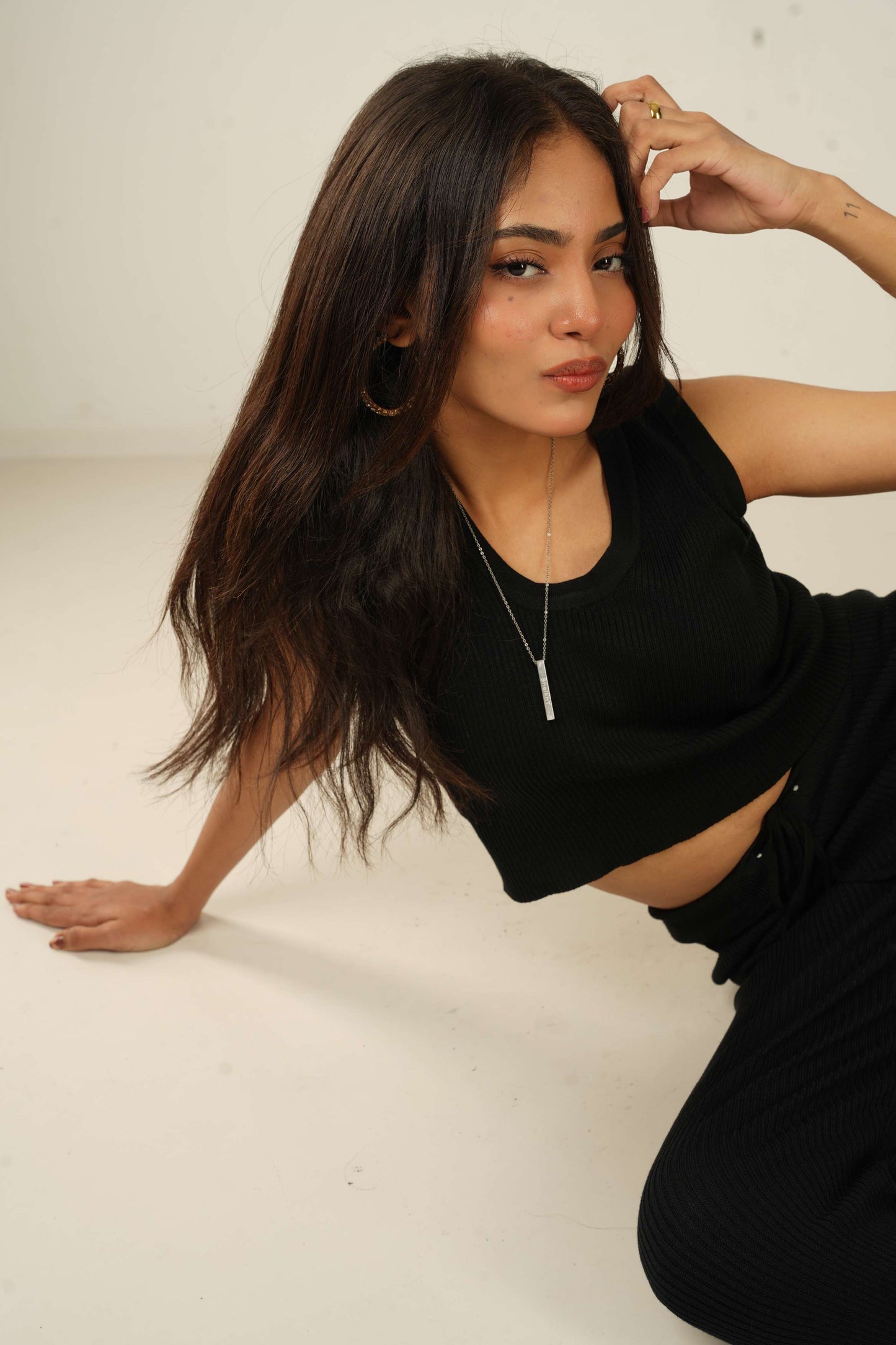 Jet Black 2-Piece Co-ord Set