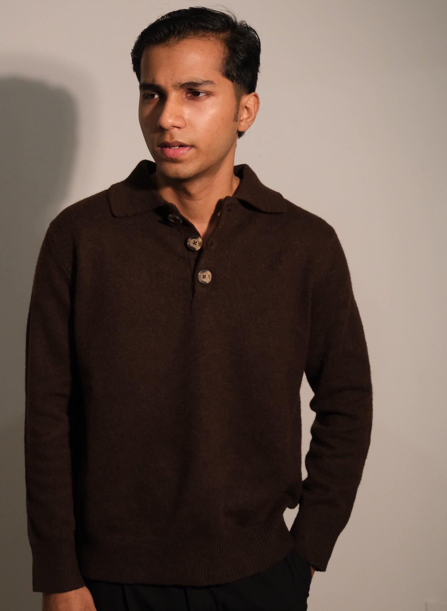 Jacob Textured Espresso Polo