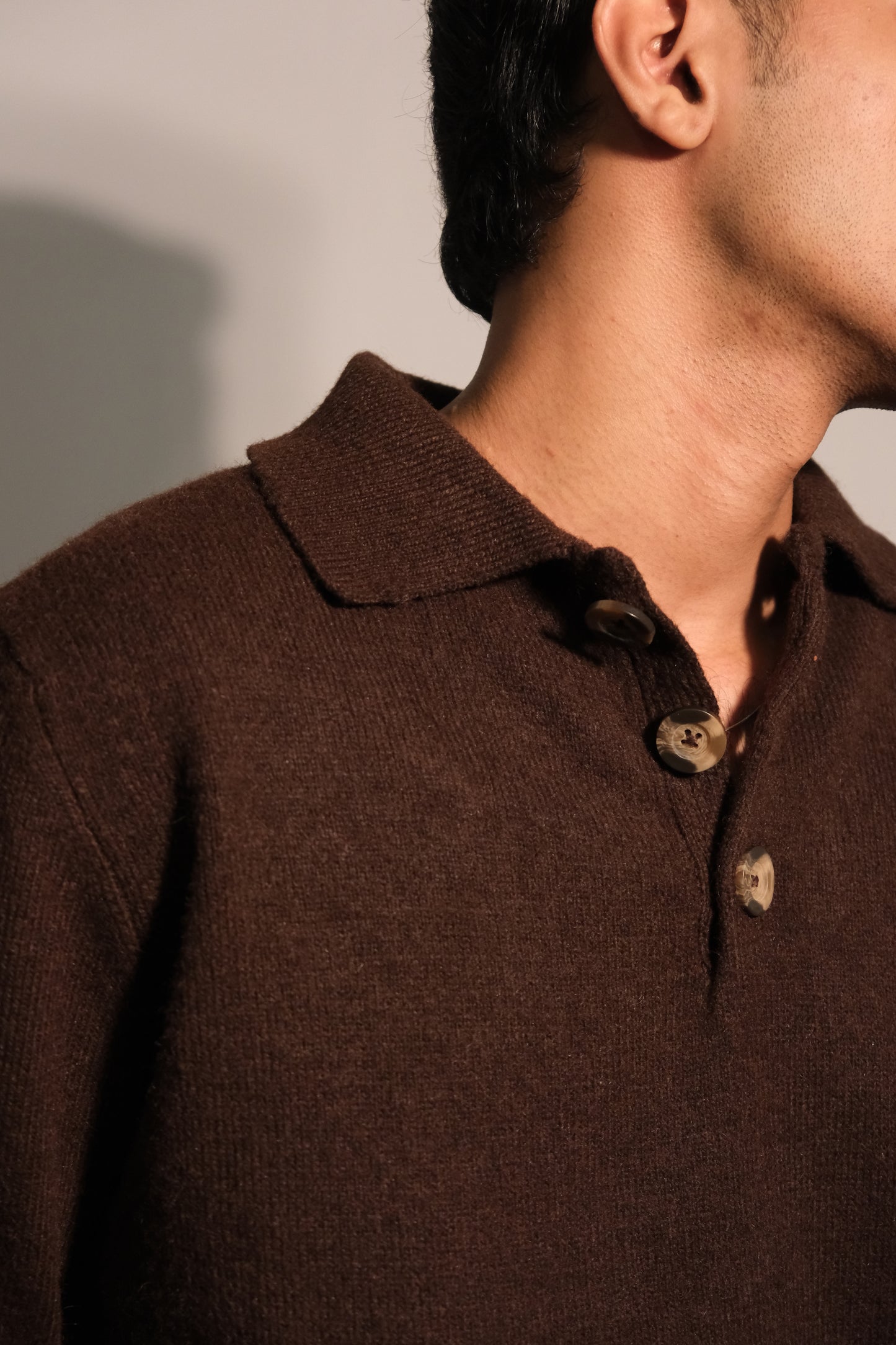 Jacob Textured Espresso Polo