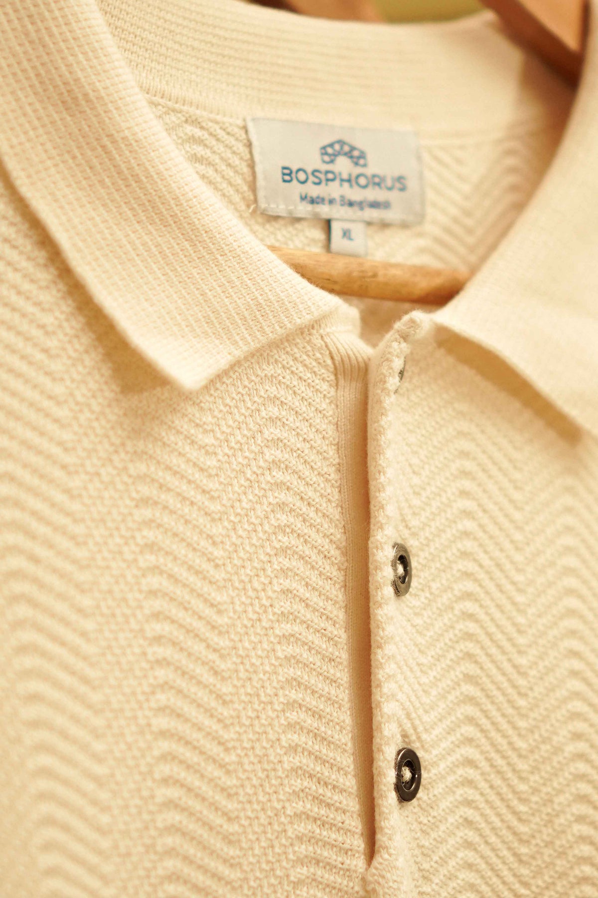 Bologna Ivory Knit Polo