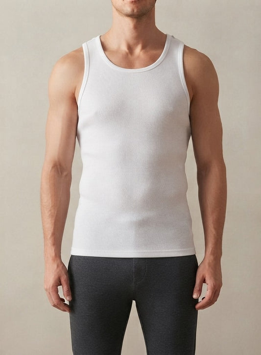Modern Classic White Tank Top