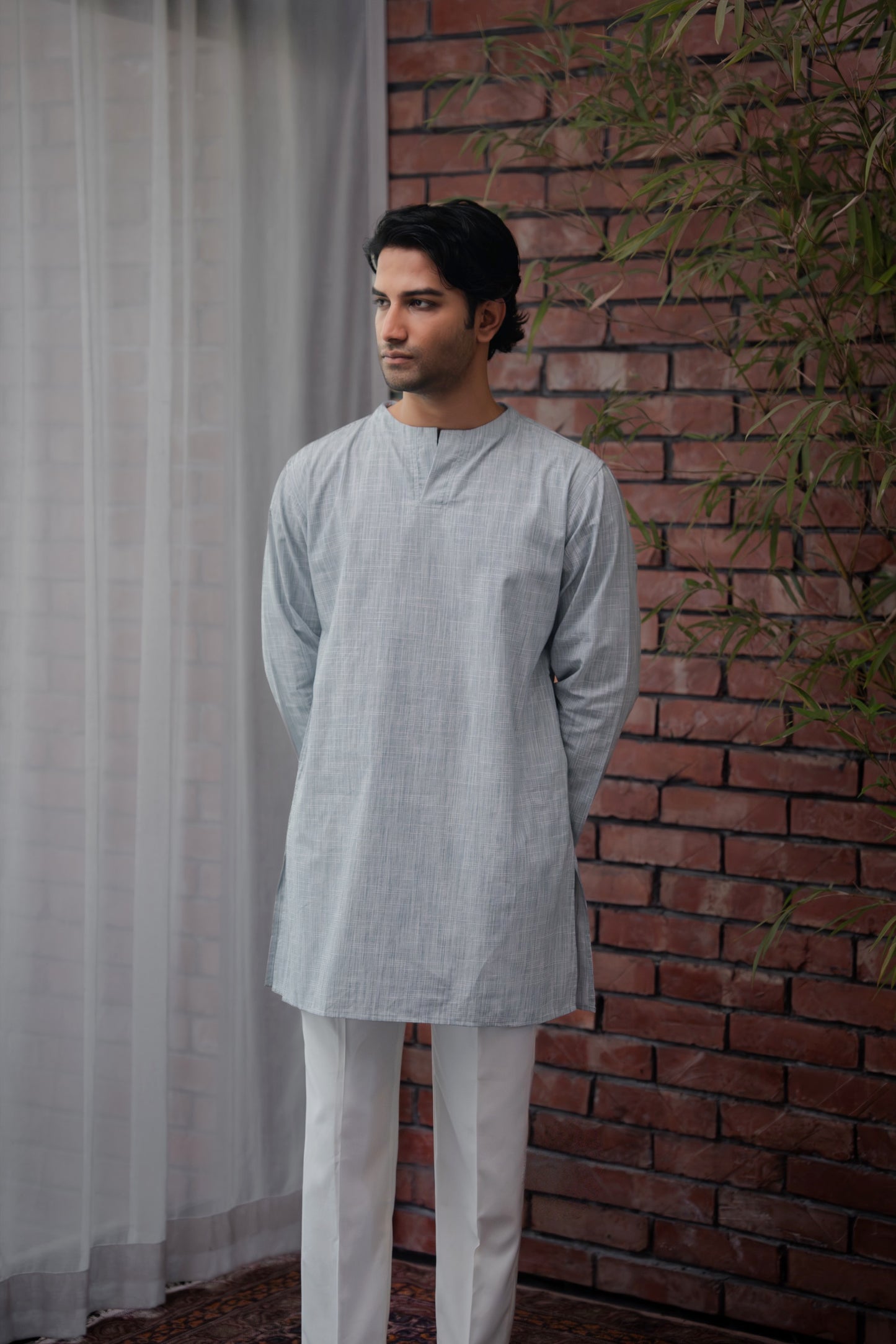 Kiyaan Khaadi Panjabi – Light Blue