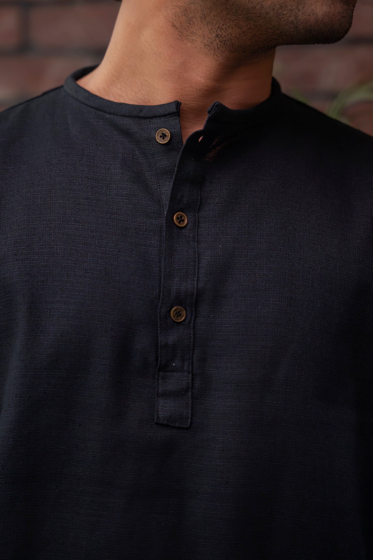 Shehzan Contemporary Panjabi – Jet Black