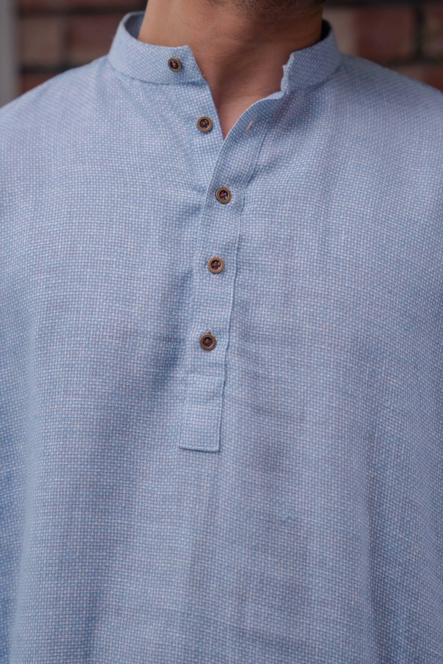 Naeel Contemporary Kurta in Light Blue