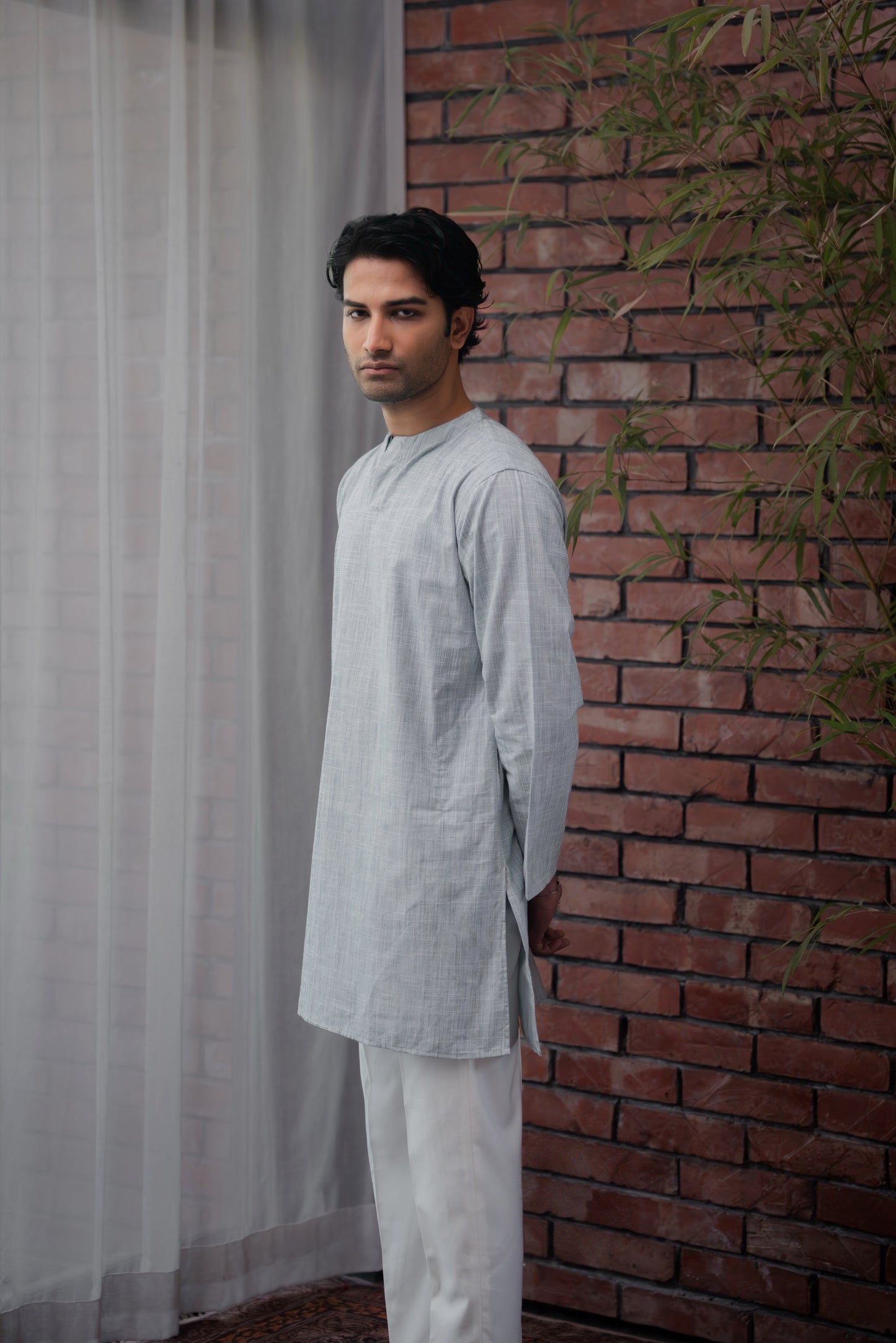 Kiyaan Khaadi Panjabi – Light Blue