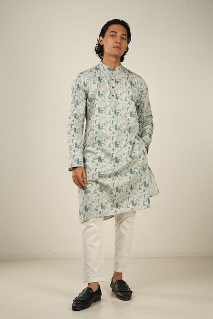 Abstract Leafy Panjabi - Bosphorus Fashion Ltd.