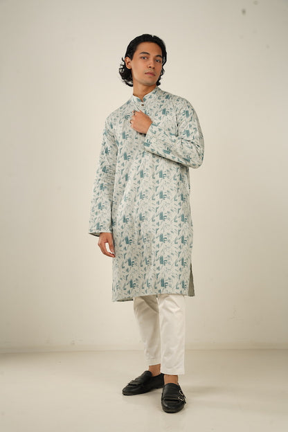 Abstract Leafy Panjabi - Bosphorus Fashion Ltd.